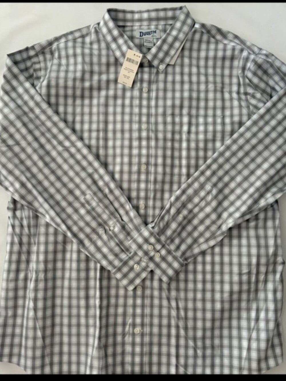 Duluth Trading Co Wrinklefighter Relaxed Fit Long Sleeve Shirt size XXL Tall - Picture 5 of 12